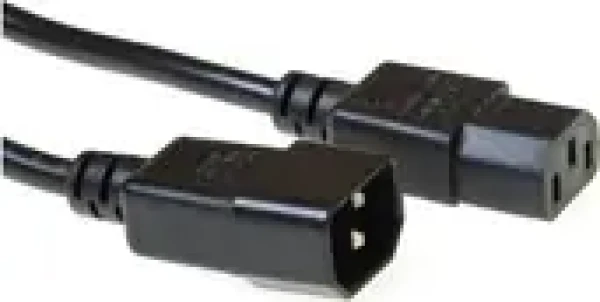 MicroConnect Prodlužovací kabel C14 - C13 1.2m černá (PE040612)