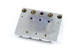 Fender HiMass 4-String Bass Bridge Assembly With Zinc Saddles, Chrome