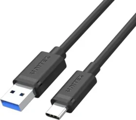 Unitek USB-A - USB-C / Kabel USB-C / USB 3.1 Gen 1 / M-M / 0,5 m (Y-C491BK)