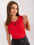 Dámský top DHJ TP 8962.20 červený - Fashion one size