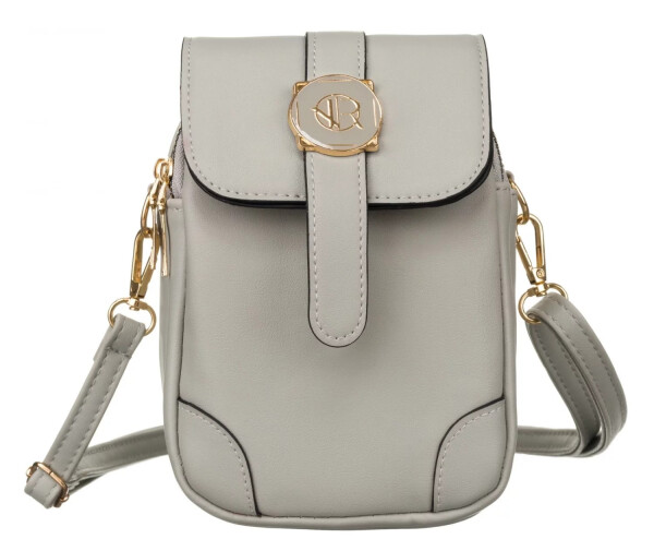 Stylová dámská koženková crossbody kabelka Toli, šedá