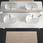 DURAVIT - Luv Umyvadlo na desku, 50x35 cm, bez přepadu, s otvorem pro baterii, bílá 0380500000