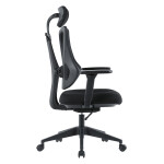 Kancelářská židle, synchronní mechanismus, černá síťovina, KA-H3245 BK