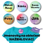 42ks Nažehlovací štítky VODOVKY 22mm