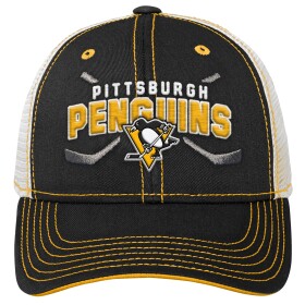 Outerstuff Dětská kšiltovka Pittsburgh Penguins NHL Lockup Meshback Adjustable