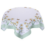 Středový ubrus s potiskem NARCISKY 85 x 85 cm
