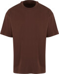 New Morning Studios NM 003 Unisex oversize tričko z těžké bavlny 57.0003 chocolate brown 4XL