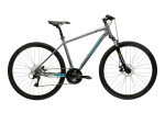 KROSS EVADO 3.0, rám 19" (M), model 2025, pneu 28", barva grey - ZDARMA dopravné, seřízení, odborná montáž a sada světel! (Záruka nejlepší ceny! Nakupujte u autorizovaného prodejce!)