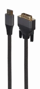 Gembird CC-HDMI-DVI-4K-6 kabel HDMI na DVI 1.8m / 1x HDMI (M) / 1x DVI 18+1 (M) (CC-HDMI-DVI-4K-6)