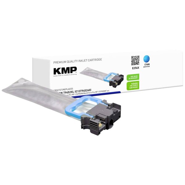 KMP Ink náhradní Epson T9452 kompatibilní azurová E256X 1645,4003