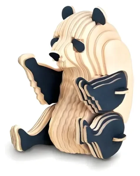 WOODCRAFT Dřevěné 3D puzzle panda