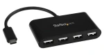 StarTech USB-C Hub 4 porty černá / USB hub / USB 2.0 / 4x USB-A (ST4200MINIC)