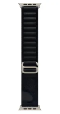 Apple Watch Alpine Loop 49mm černá Natural Titanium / Sportovní pásek pro Apple Watch / M (MFTF4ZM/A)