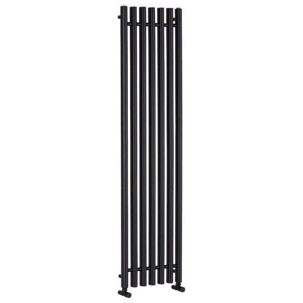 CERANO - Koupelnový radiátor Valerio - boční připojení - 872W - černá matná - 1560x390 mm LIV-SORBONNE-1660-650