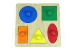 Montessori hračky Montessori puzzle - Geometrické tvary