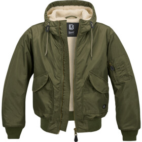 Brandit Bunda CWU Jacket hooded olivová S