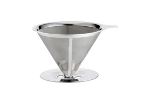 Weis Filtr na kávu dvouvrstvý nerez / Filtr na kávu / nerezová ocel / průměr 12,5 cm (18958)