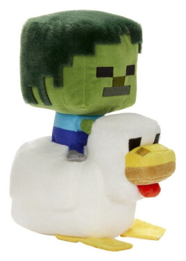 Minecraft Plyšák - Zombie Chicken Jockey 20 cm