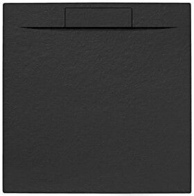 Sprchová vanička čtvercová SAT Fusion 90x90 cm litý mramor Grafito  SATFU9090G SATFU9090G