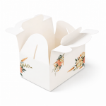 Výslužková krabice s rukojetí Pink 13x9x7cm