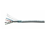 FTP kabel LYNX REELEX AIR, Cat5E, drát, PVC, Eca, šedý, 305m EDF_10102685