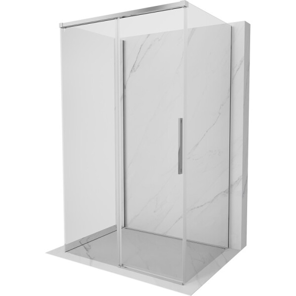 MEXEN/S - Rox-3S sprchový kout 3 stěnný , posuvný 145 x 70, transparent, chrom 8C2-145-070-01-00-3S