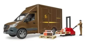 Bruder 02678 MB Sprinter UPS s řidičem a příslušenstvím