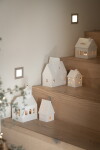 Räder Porcelánový svícen Gingerbread House Large, bílá barva, porcelán