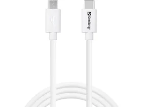 Sandberg USB-C na Micro-USB bílá / Nabíjecí kabel / 1 m (136-74)