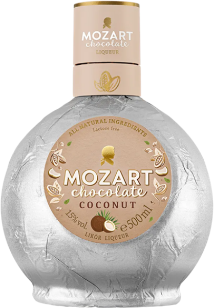 Mozart Chocolate Coconut Liqueur 0,5L, 15%