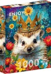 Puzzle Korunovaný ježek 1000 dílků