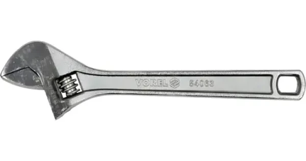 Vorel Klíč nastavitelný 300 mm / Nastavitelný klíč / rozsah čelistí 0-35 mm / ocel (TO-54063)