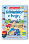 Náklaďáky a bagry - Kniha plná samolepek