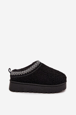 Dětské mládežnické sněhule s beránkovou kožešinou Černé Selathiel 31