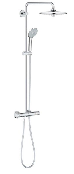 GROHE - Euphoria Sprchový set s termostatem, průměr 26 cm, 3 proudy, chrom 26515000