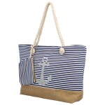 Módní plážová kabelka přes rameno Walura, tmavě modrá