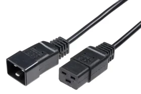 MicroConnect Prodlužovací kabel C19 - C20 3m černá (PE141530)