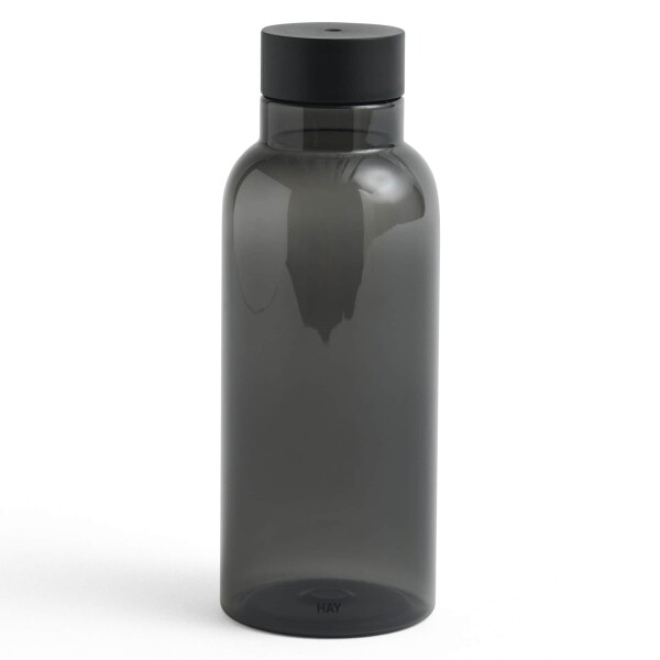HAY Lahev na pití Miz Charcoal 540 ml, šedá barva, plast