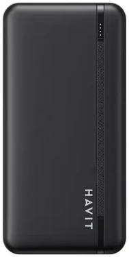 Havit PB92 20000 mAh černá / Power banka / 2x USB / 1x USB-C / 1x MicroUSB / stav baterie (PB92 black)
