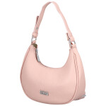 Trendy dámská koženková kabelka na rameno Tricia, růžová