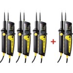 Fluke T150/VDE dvoupólová zkoušečka napětí, Kalibrováno dle (ISO), CAT III 690 V, CAT IV 600 V, LED, LCD, akustika , vib