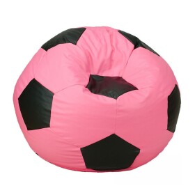 FRONTI Dětský taburet MÍČ 50 cm - růžová + černá