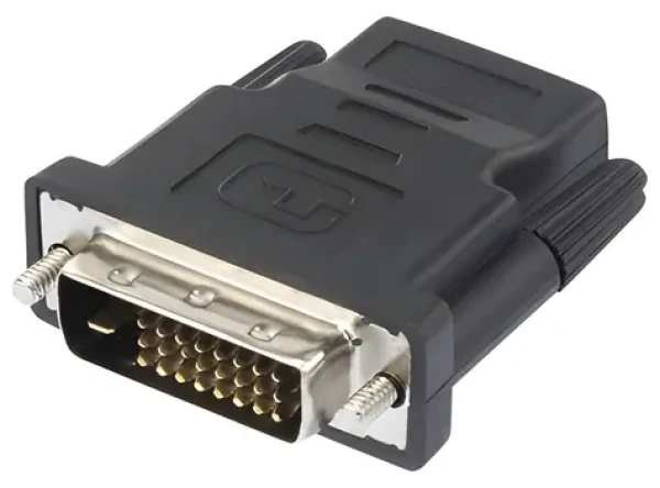 Logo černá / Redukce / DVI (24+1) samec - HDMI samice / Full HD 1080p (29366)