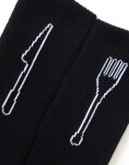 Service Works Knife & Fork Socks BLACK