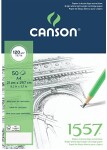 Skicák Canson 1557 lepený blok A4, 120g, 50 listů