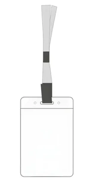 EuroSupplies Šňůrka LILY s klipsem tmavě modrá / Šňůrka na krk / klip / 900 mm / 10 mm