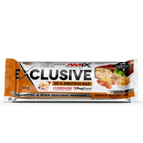 Amix Exclusive Protein Bar 85 g peanut butter cake (16021)