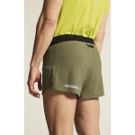 Craft Pro Hypervent 2 Split Short 1914586-664000 - Běžecké šortky CRAFT PRO Hypervent Split 2 - zelená Velikost textilu: XXL