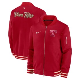 Nike Pánská bunda Texas Rangers MLB City Connect 2026 Authentic Dugout Bomber Velikost: L