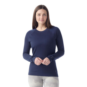 Dámské merino triko s dlouhým rukávem SMARTWOOL Women's Classic Thermal Merino Base Laye, Deep Navy velikost: S